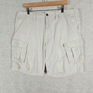 John Bartlett Consensus‎ Mens Khaki Cotton Cargo Shorts Sz38 Fits 40 Tan Utility